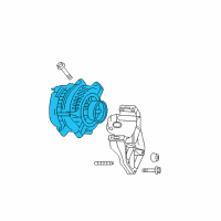 OEM 2008 Buick LaCrosse Alternator Diagram - 84009360