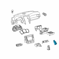 OEM 2009 Lexus GS450h Tire Pressure Warning Switch, No.2 Diagram - 84746-0E020