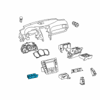 OEM 2009 Lexus GS350 Switch Assembly, Luggage Diagram - 84840-30231-C0