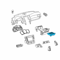 OEM 2010 Lexus GS350 Switch Assy, Outer Mirror Diagram - 84870-30A00-C0