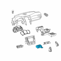 OEM 2010 Lexus GS350 Receiver Assy, Tire Pressure Monitor Diagram - 89760-30040