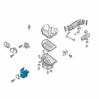 OEM 2016 Hyundai Genesis Duct Assembly-Air Diagram - 28210-B1000