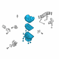 OEM 2016 Hyundai Genesis Cleaner Assembly-Air Diagram - 28110-B1000