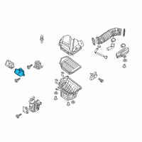 OEM 2016 Hyundai Genesis Duct Assembly-Upper, RH Diagram - 28222-B1100