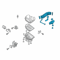 OEM 2016 Hyundai Genesis Hose Assembly-Air Intake Diagram - 28130-B1200