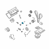 OEM 2003 Hyundai XG350 Arm Assembly-Tensioner Diagram - 24840-39000