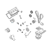 OEM Hyundai XG350 Timing Cover Seal Diagram - 2137339001