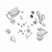 OEM 2004 Kia Sedona SPROCKET-Cam Shaft Diagram - 2421139600