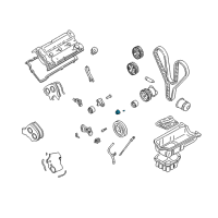 OEM Hyundai XG300 Sprocket-Crankshaft Diagram - 23120-35701