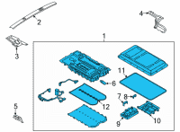 OEM 2022 Ford Maverick BATTERY Diagram - NZ6Z-10B690-A