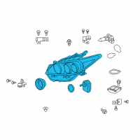 OEM Toyota Prius V Composite Assembly Diagram - 81185-47310