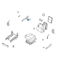 OEM 2004 Nissan Maxima Seat Slide Switch Diagram - 87016-ZS00A