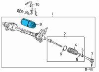 OEM Chevrolet Corvette Motor Diagram - 85108994