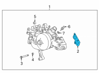 OEM 2019 GMC Sierra 1500 Water Pump Assembly Gasket Diagram - 12682391