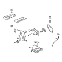 OEM 2010 Chevrolet Cobalt Indicator, Oil Level(W/Indicator Tube) Diagram - 12625479