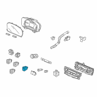 OEM Honda Switch Assy., Ac Diagram - 35695-T6Z-A01