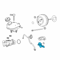 OEM 2015 Chevrolet Cruze Vacuum Pump Diagram - 13390008