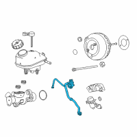 OEM 2016 Chevrolet Cruze Vacuum Hose Diagram - 13386699