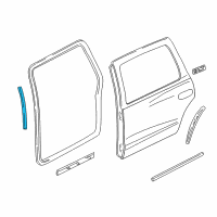 OEM 1998 Dodge Durango Seal-Door Diagram - 55256707