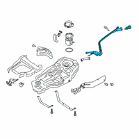 OEM 2020 Lincoln Aviator Filler Pipe Diagram - L1MZ-9034-D