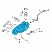 OEM 2022 Ford Police Interceptor Utility Fuel Tank Diagram - L1MZ-9002-B