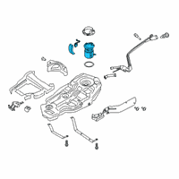 OEM 2020 Lincoln Aviator Fuel Pump Diagram - L1MZ-9H307-J