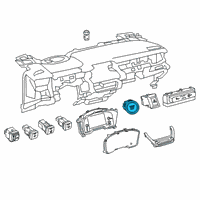 OEM Toyota Corolla Cross Power Switch Diagram - 89611-02130