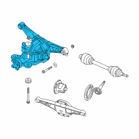 OEM 2015 Dodge Viper Differential-Rear Axle Diagram - 53010704AI