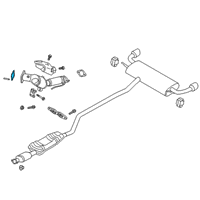 OEM 2022 Ford Edge Catalytic Converter Gasket Diagram - K2GZ-6L612-A