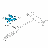 OEM 2015 Ford Edge Catalytic Converter Diagram - G2GZ-5E212-A