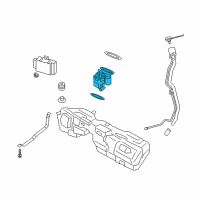 OEM 2015 BMW M235i xDrive Fuel Pump Fuel Tank Mounted Diagram - 16-11-7-243-975