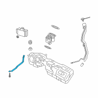 OEM 2020 BMW M2 Tension Strap Left Diagram - 16-11-7-244-954