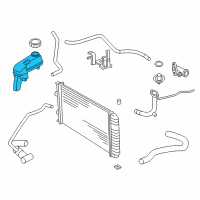 OEM 1997 Chevrolet Cavalier Recovery Tank Diagram - 22605500