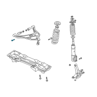 OEM 2004 Chevrolet Tracker Bolt, M12X1.25X88 (On Esn) Diagram - 30020613