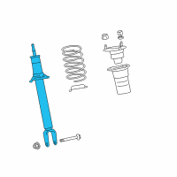 OEM 2016 Lexus LS600h ABSORBER Set, Shock Diagram - 48510-80682