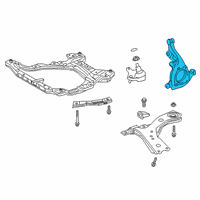 OEM 2021 Toyota RAV4 Prime Knuckle Diagram - 43202-0R010