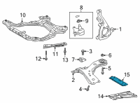 OEM 2021 Toyota RAV4 Support Bracket Diagram - 51401-42030