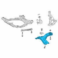 OEM Lexus NX350h Arm Sub-Assembly, SUSPEN Diagram - 48069-42070