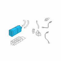 OEM 2008 Kia Sorento CANISTER Assembly Diagram - 314203E000SJ