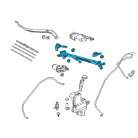 OEM Acura Link, Front Wiper Diagram - 76530-TZ5-A01