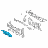 OEM Kia Forte Insulator-Dash Panel Diagram - 84124M7000