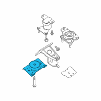 OEM 2013 Nissan Titan Engine Mounting Insulator , Front Diagram - 11220-7S000