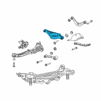 OEM 2011 Mercury Milan Lower Control Arm Diagram - 9E5Z-5A649-C