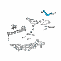OEM Mercury Upper Control Arm Diagram - AE5Z-5500-A