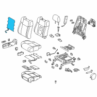 OEM 2018 Toyota Tundra Seat Back Heater Diagram - 87530-0C041