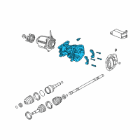 OEM Ford Escape Carrier Assembly Diagram - YL8Z-4141-AA