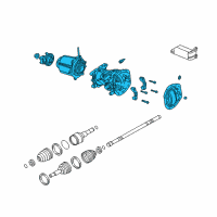 OEM Mercury Differential Diagram - 5L844026FC