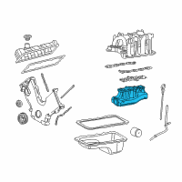 OEM 2000 Ford E-150 Econoline Intake Manifold Diagram - YL3Z-9424-BA