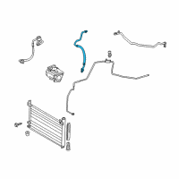 OEM 2012 Lexus HS250h Hose Sub-Assy, Suction Diagram - 88704-75010