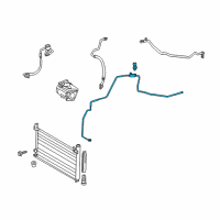 OEM 2010 Lexus HS250h Tube & Accessory Assembly Diagram - 88710-75010